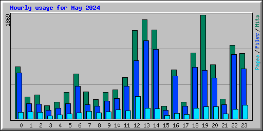 Hourly usage for May 2024